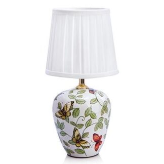 Lampa stołowa Mansion z motywem motyli