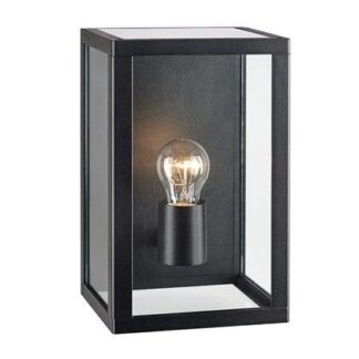 Zewnętrzny kinkiet Pelham z szklanym kloszem i klasą szczelności IP44