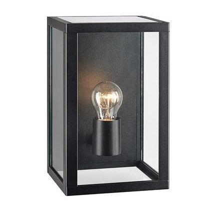 Zewnętrzny kinkiet Pelham z szklanym kloszem i klasą szczelności IP44