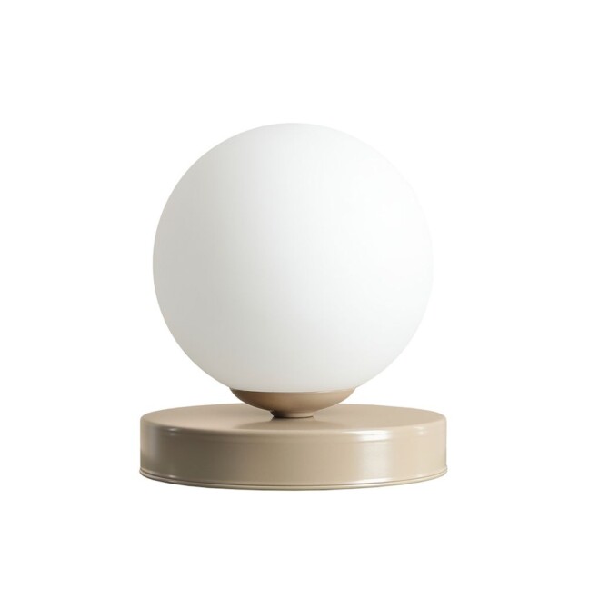 Beżowa lampa stołowa Ball z kolekcji Artera Colours