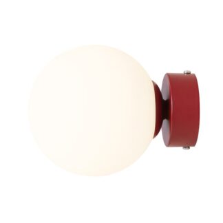 Mały kinkiet Ball Red Wine z kolekcji Artera Colours