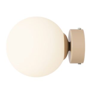 Beżowy mały kinkiet Ball z kolekcji Artera Colours