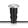 Srebrna wpuszczana oprawa Garden 24 – 6W LED o klasie szczelności IP44