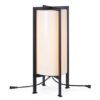 Stojąca lampa Garden 24 z czarną ramą o wysokości 54 cm i klasie szczelności IP44