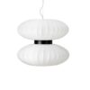 Wisząca lampa Daburu w formie białego lampionu