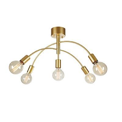 Złota lampa sufitowa Cygnus