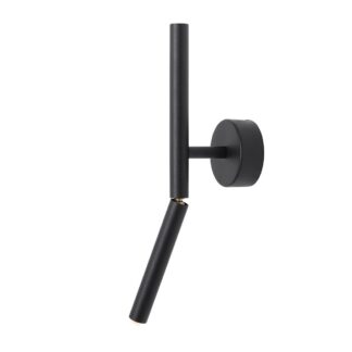 Regulowany kinkiet Stick w kolorze czarnym