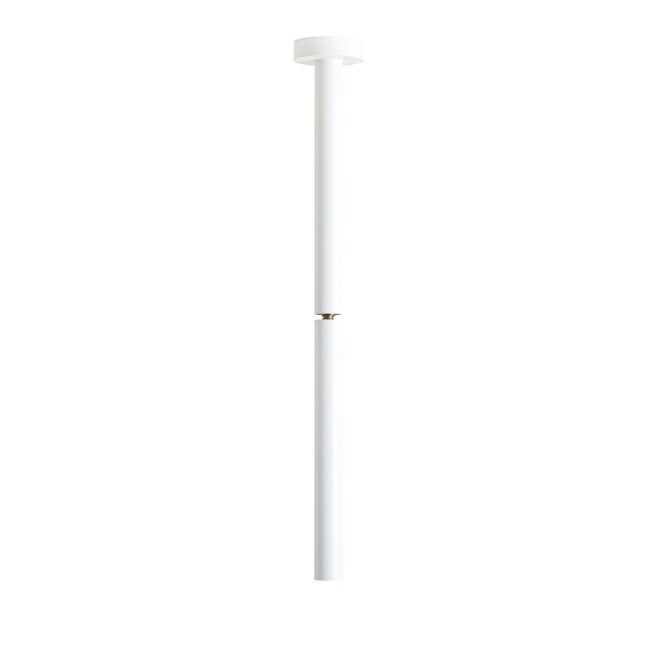 Regulowana sufitowa lampa Stick S w białym kolorze