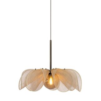 Wisząca lampa Styrka z włókna bananowego