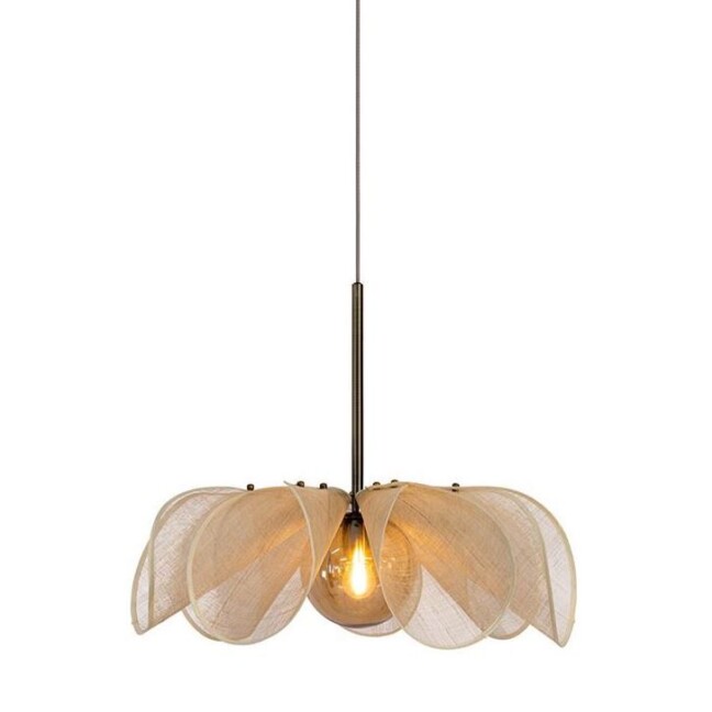 Wisząca lampa Styrka z włókna bananowego