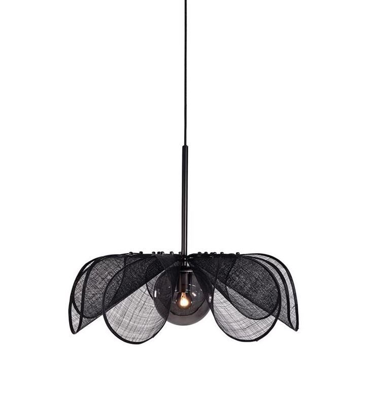 Czarna wisząca lampa Styrka, idealna nad stół