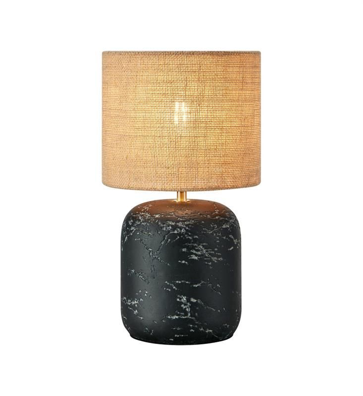 Lampa stołowa Montagna z abażurem w naturalnym odcieniu