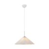 Lampa wisząca Plisado - plisowana, nad okrągły stół