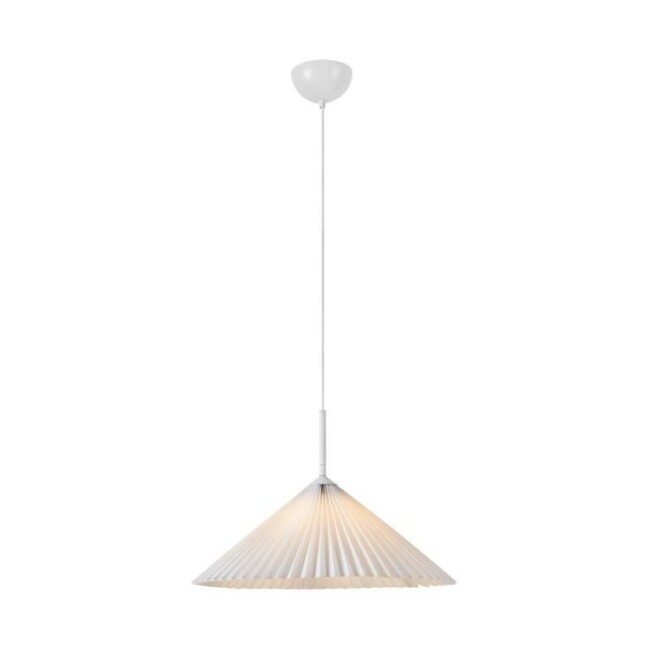 Lampa wisząca Plisado - plisowana, nad okrągły stół