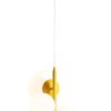 Wisząca lampa Bloom 4 w kolorze musztardowym