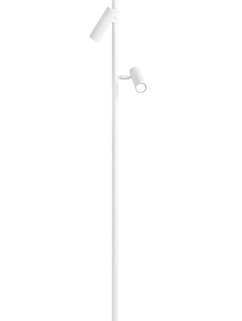 Biała lampa podłogowa TREVO