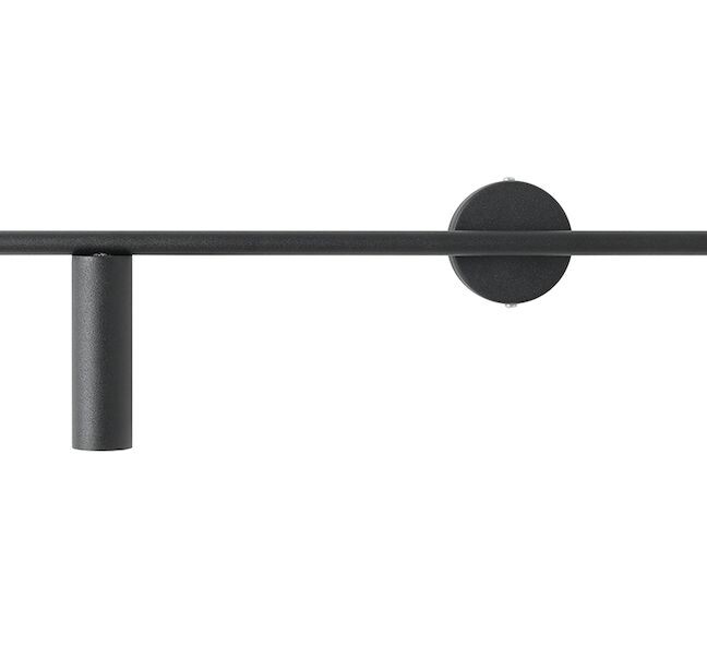 Kinkiet Trevo ALL BLACK – wersja lewa