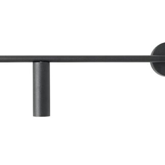 Lewy kinkiet Trevo 2 w kolorze czarnym