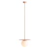 Wisząca lampa Loop Coral M w kształcie dysku
