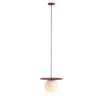 Wisząca lampa Loop w kolorze czerwonego wina
