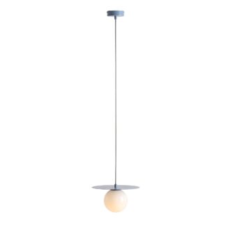 Wisząca lampa Loop w kolorze Dusty Blue