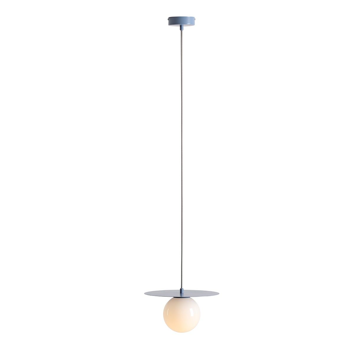 Wisząca lampa Loop w kolorze Dusty Blue