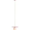 Wisząca lampa Loop w kolorze pudrowego różu