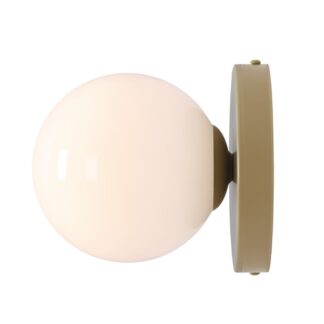 Stylowy kinkiet Ball II S w kolorze pistacjowym, idealny do przedpokoju