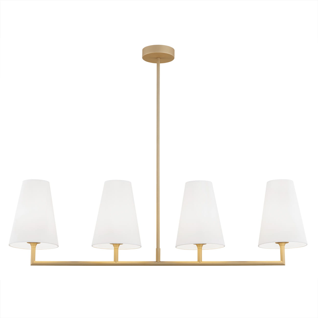 Złota, stylowa lampa wisząca Safiano