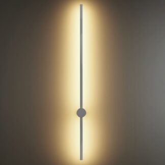 Biały kinkiet Sparo 100 cm LED, idealny do gabinetu