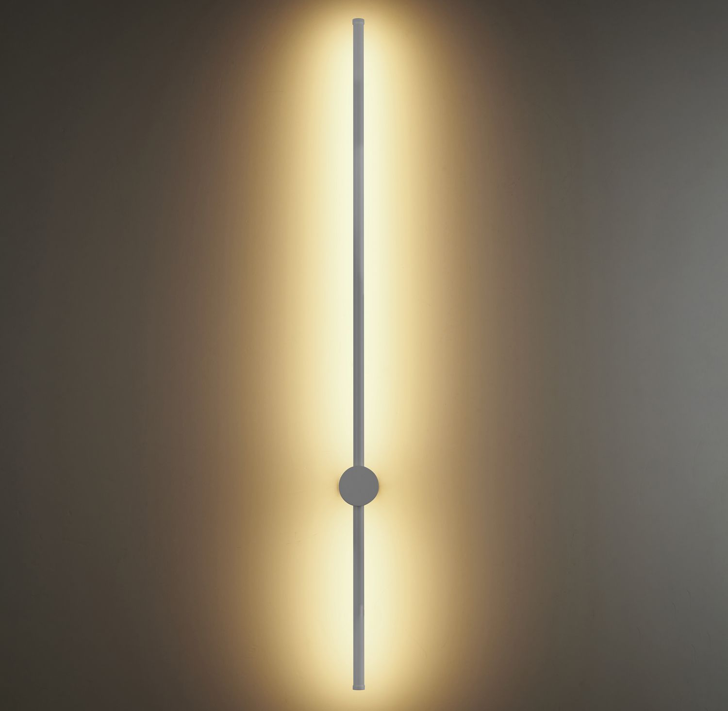 Biały kinkiet Sparo 100 cm LED, idealny do gabinetu