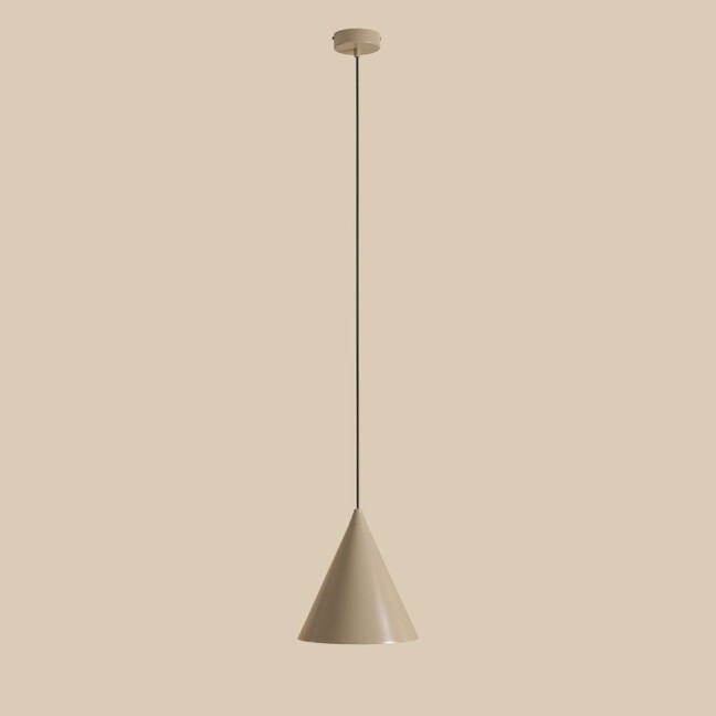 Beżowa lampa wisząca Form z limitowanej kolekcji Artera Colours