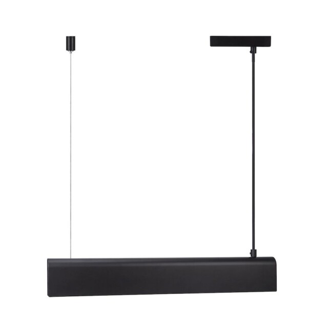 Nowoczesna wisząca lampa Beau S w kolorze czarnym od DFTP