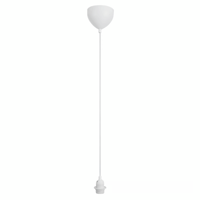 Białe zawieszenie do lampy Basic