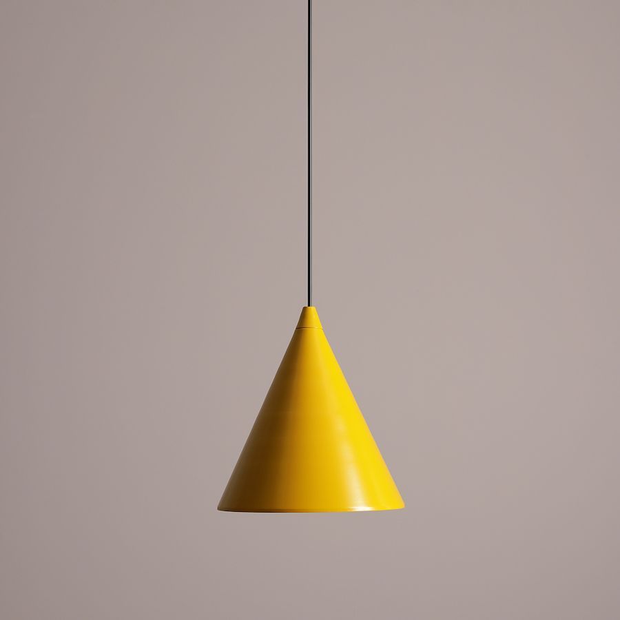 Wisząca lampa Form w musztardowym odcieniu z ekskluzywnej kolekcji Artera Colours