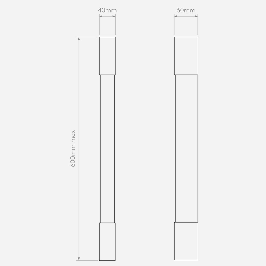Czarny kinkiet Palermo z oświetleniem LED i klasą szczelności IP44