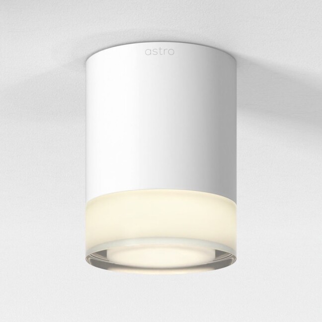 Biała lampa sufitowa Ottawa, odporna na wilgoć (IP65)
