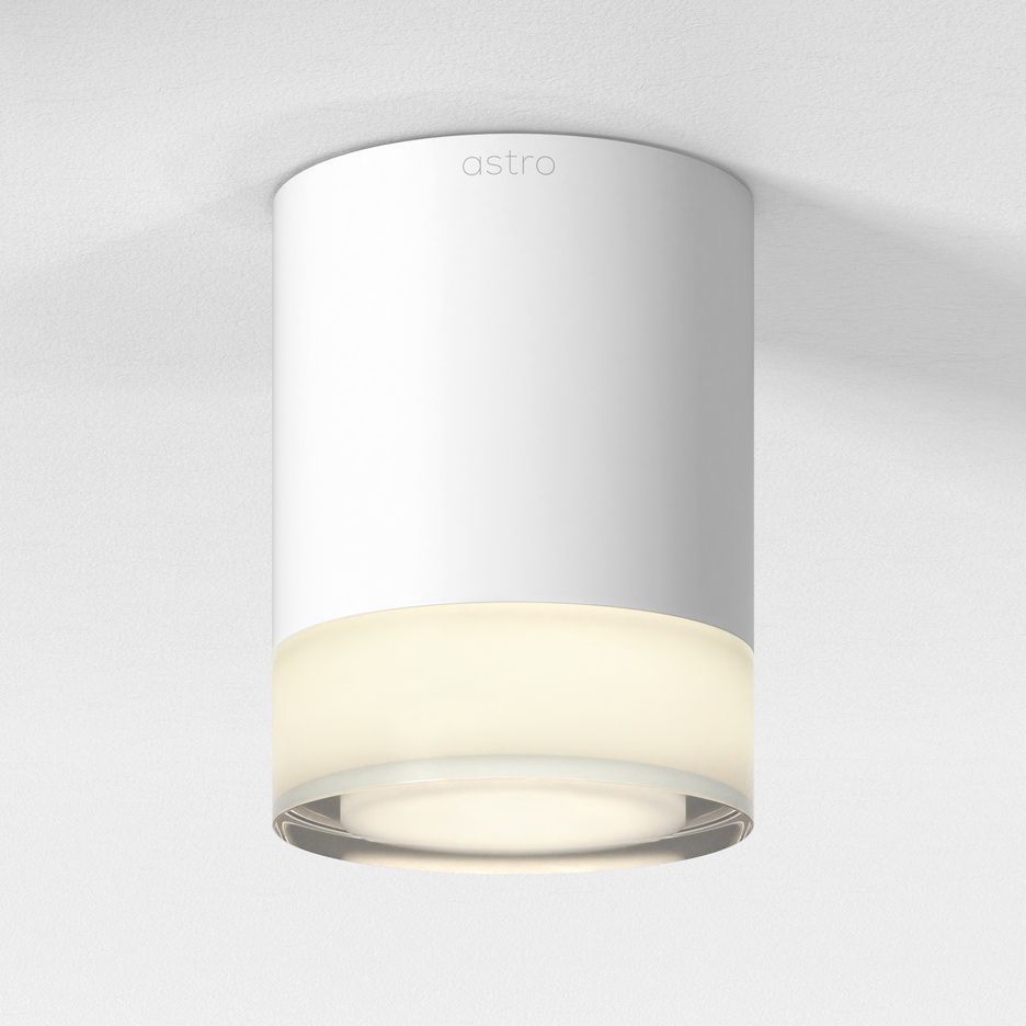 Biała lampa sufitowa Ottawa, odporna na wilgoć (IP65)