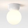 Ceramiczna biała lampa sufitowa Lyra 180 o klasie szczelności IP44