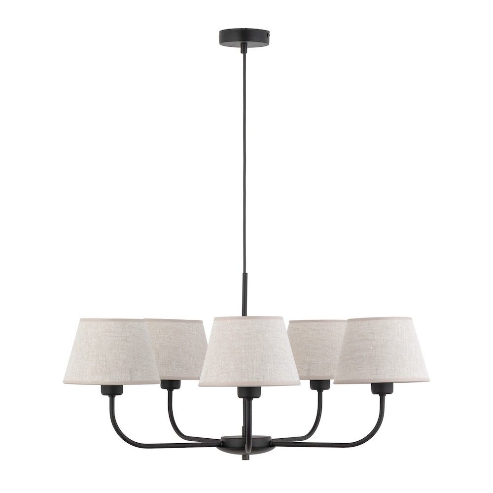 Wisząca lampa Chicago M z pięcioma punktami świetlnymi