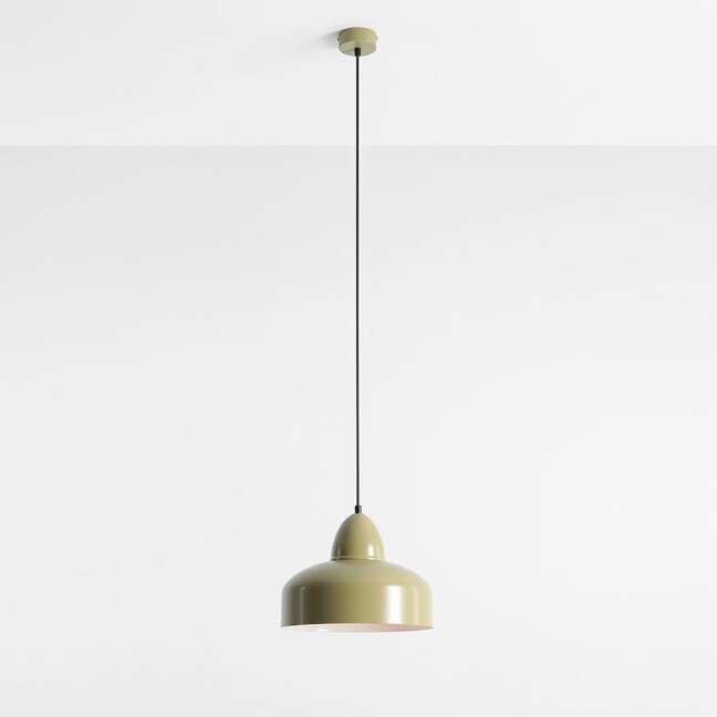 Pistacjowa lampa wisząca Como z limitowanej kolekcji Artera Colours to nowoczesny model z niedużym kloszem