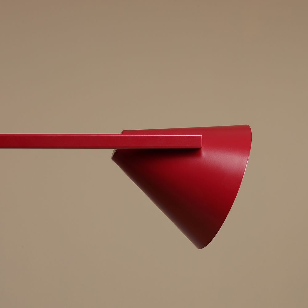 Wisząca lampa FORM 4 w kolorze czerwonego wina