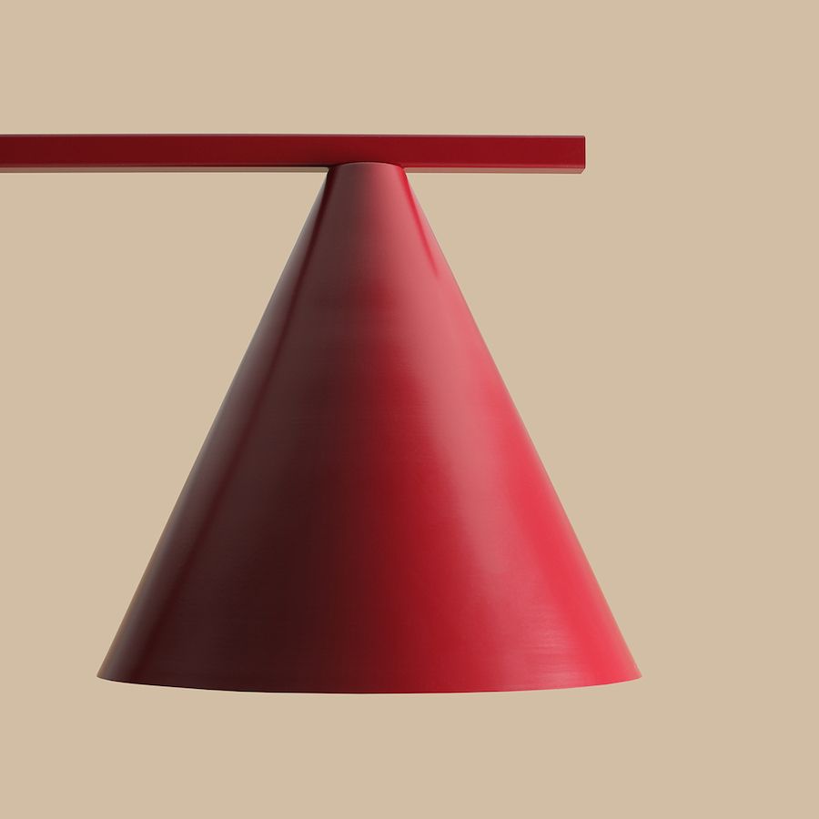 Limitowana lampa podłogowa Form – Red Wine z kolekcji Artera Colours