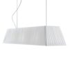Stylowa biała lampa wisząca Mei 100