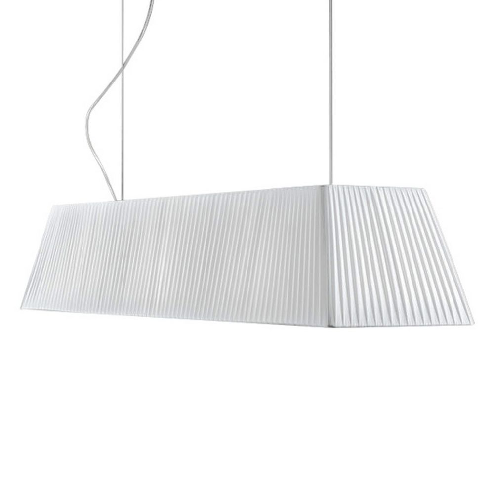 Stylowa biała lampa wisząca Mei 100