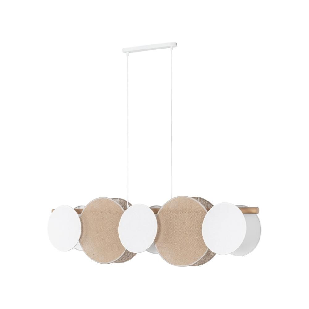 Podłużna zwieszana lampa Pulse idealna nad stół