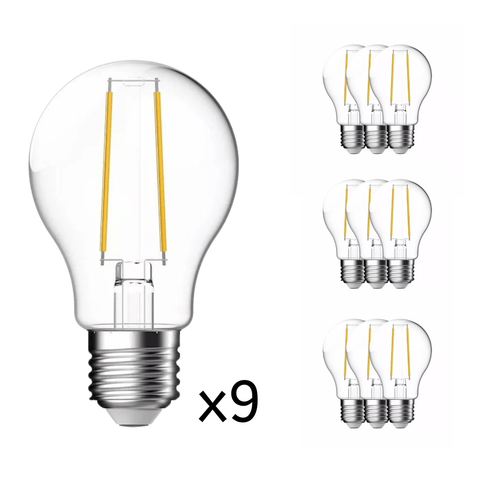 Zestaw 9 żarówek E27 Nordlux o barwie 4000K