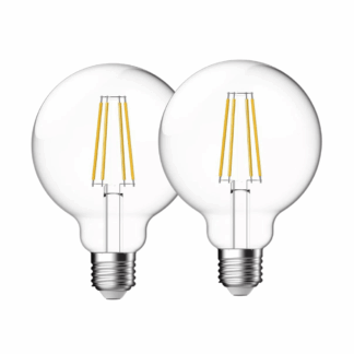 Zestaw dwóch dużych żarówek E27 Nordlux o barwie 2700K