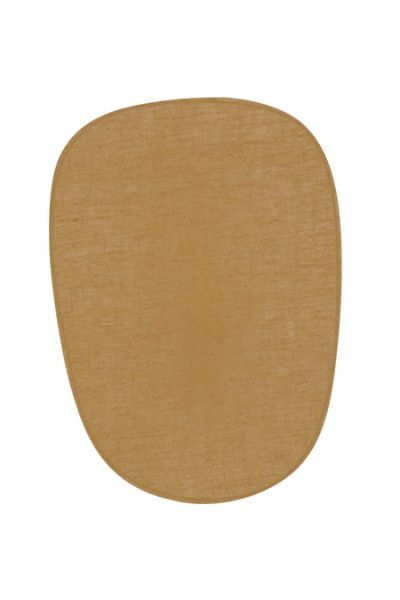 Kinkiet Screen 70's z jednym źródłem światła – curry z lnianym abażurem