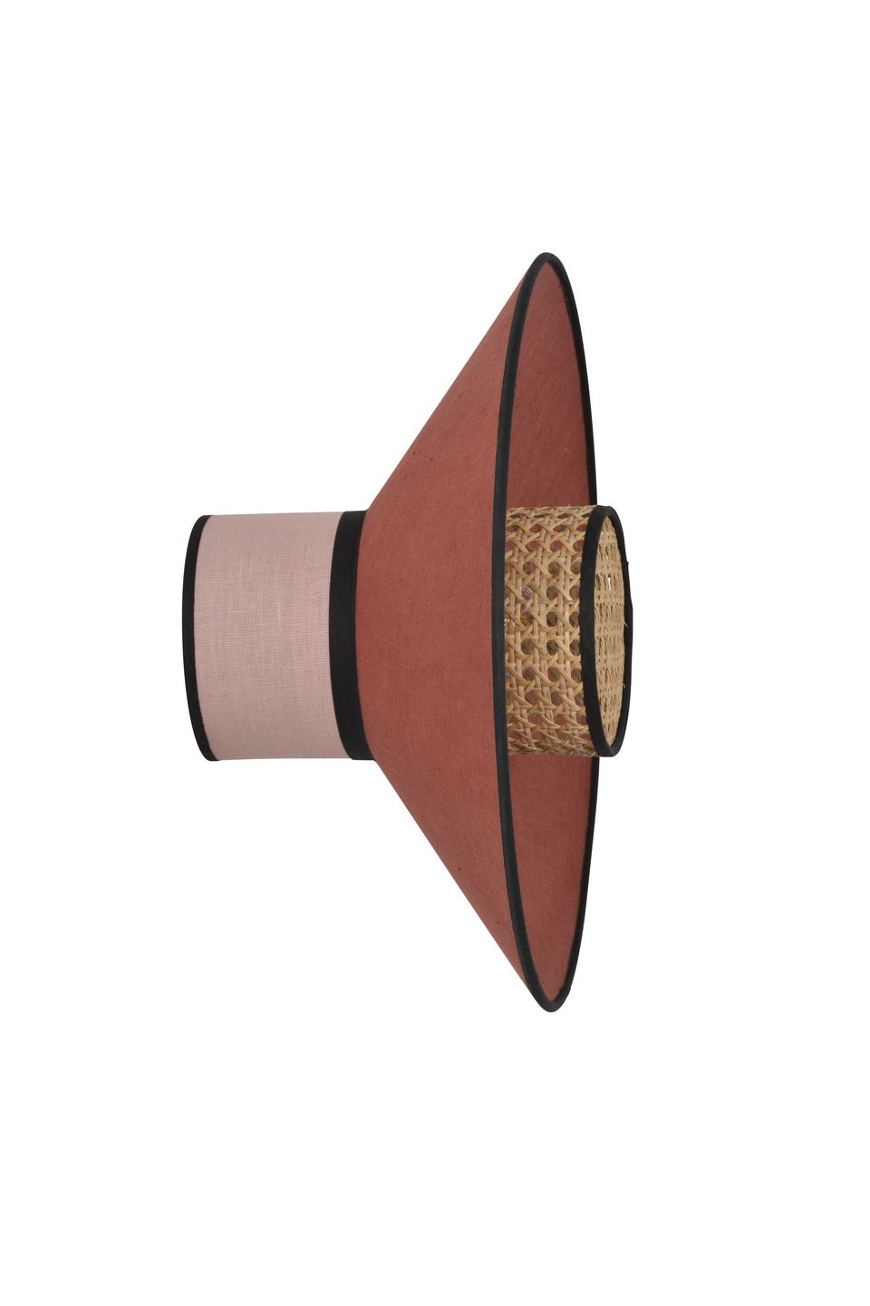 Stylowy kinkiet Singapour - rose/massala, idealny do salonu